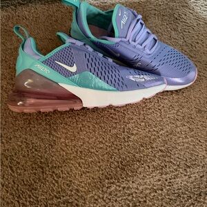 Nike Lavender & Teal Air Max 270 Sneakers